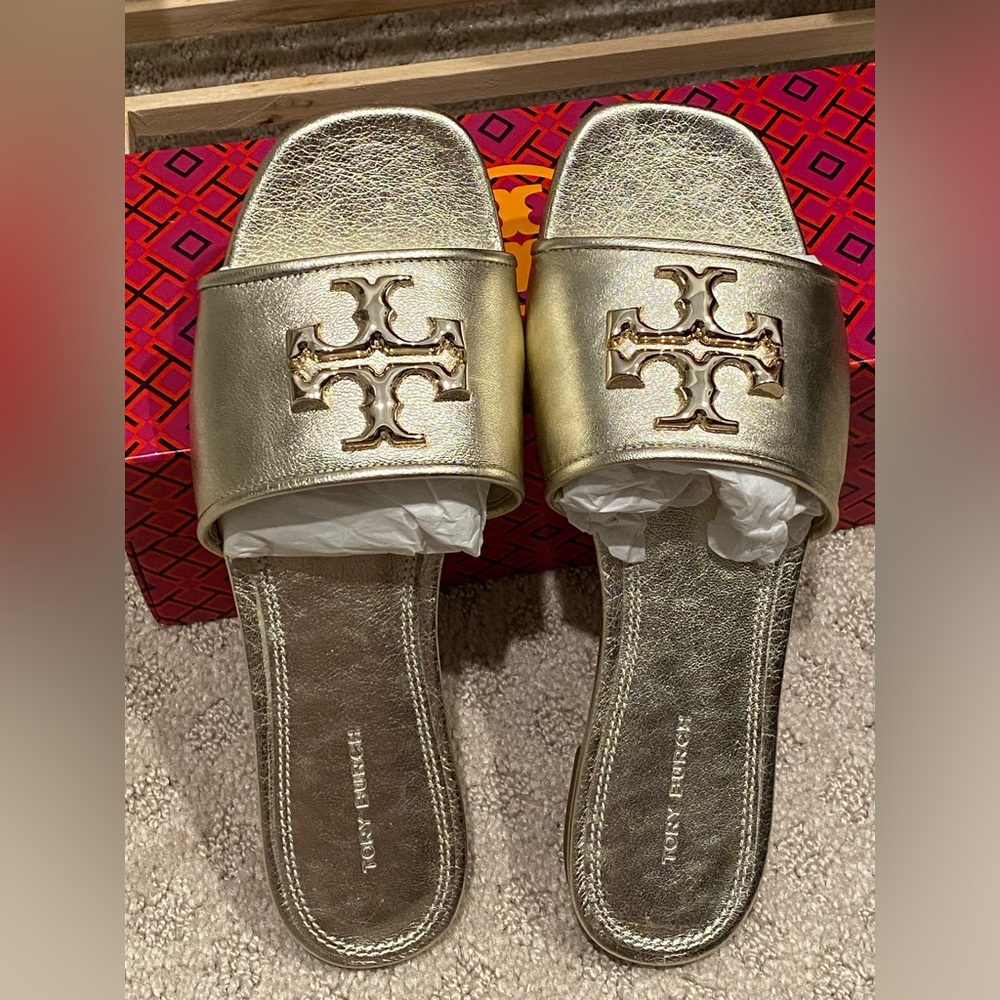 NWT Tory Burch Eleanor slides